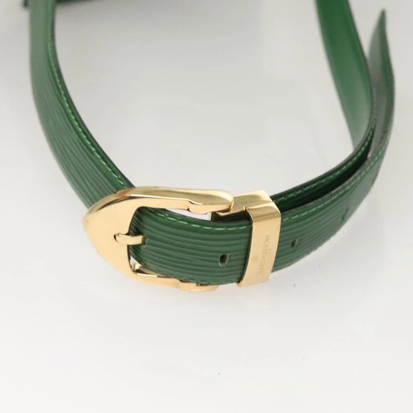 LOUIS VUITTON Epi Pochette Ceinture Tilshit Waist Bag Green M52604 Auth - Picture 11 of 16